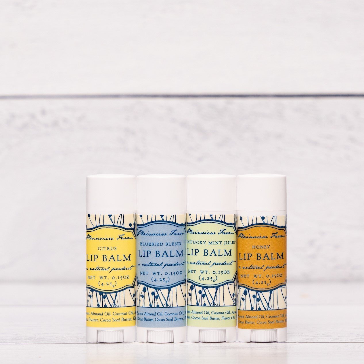 Plainview Farm Lip Balm 4-Pack - Kentucky Soaps & Such